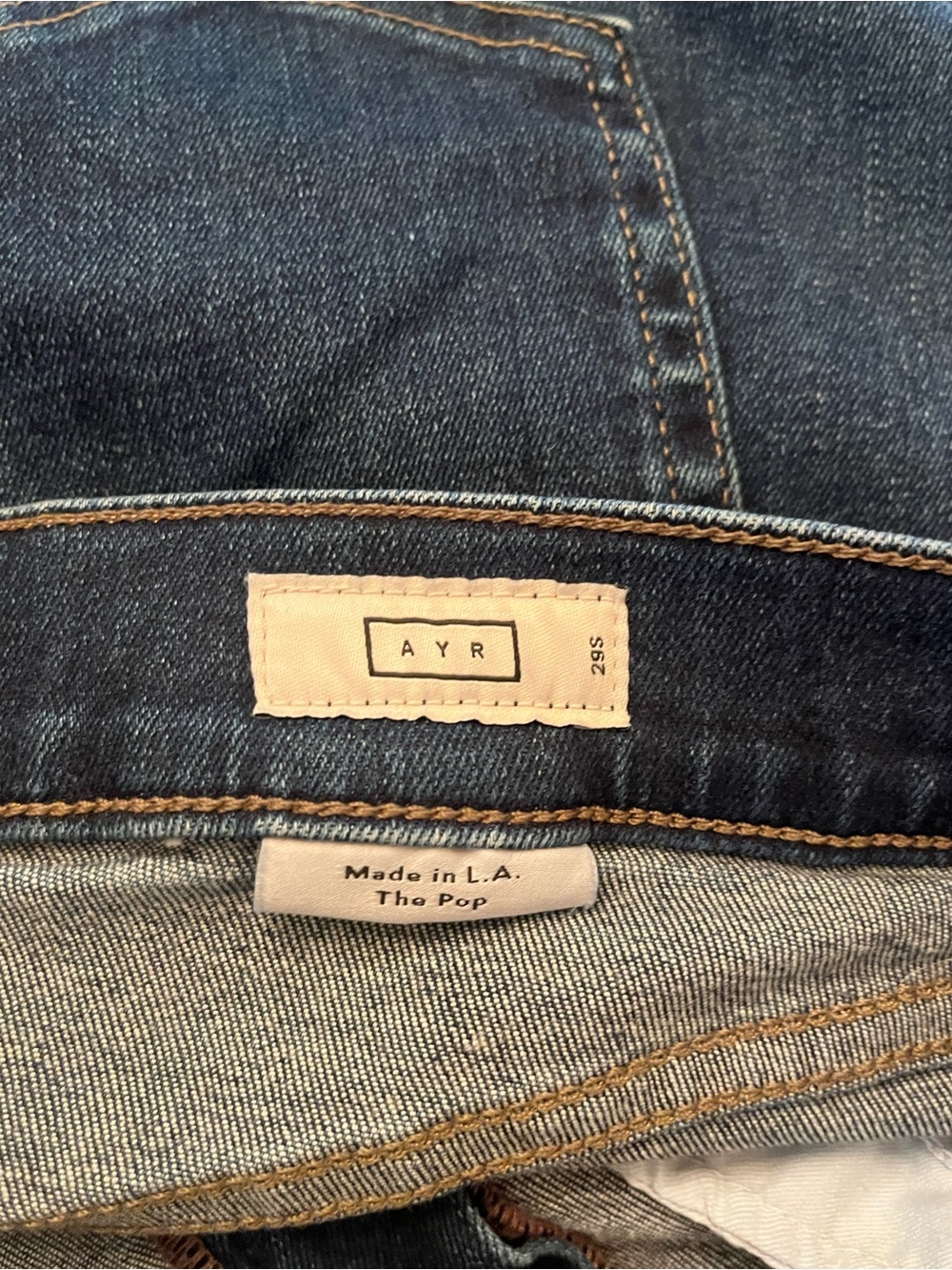 AYR Straight Leg Dark Blue Jeans - Picture 7 of 11